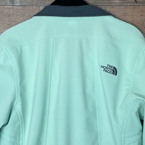 The North Face Calentito Softshell Jacket Full Zip Mint Green Size Large - Picture 8 of 9